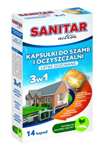 SanitarACTIVE do szamb i oczyszczalni 14szt.