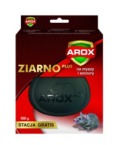 AroxZIARNO Plus na myszy i szczury 100g+ stacja