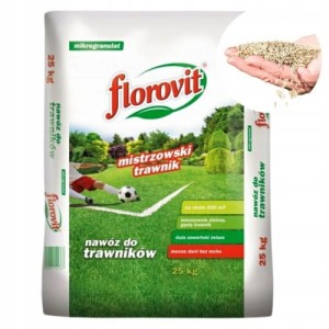 FLOROVIT Nawóz do trawników z mchem - Mistrzowski Trawnik 25kg
