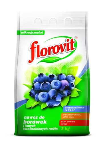 FLOROVIT do borówek i innych roślin kwaśnolubnych 3kg worek.webp