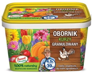 FLOROVIT PRO NATURA obornik kurzy 4,5l (wiaderko)