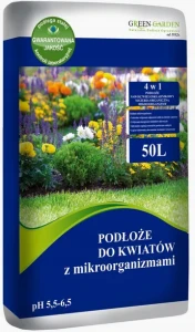 GreenGarden Podłoże Kwiatowe z Mikroorganizmami 50l