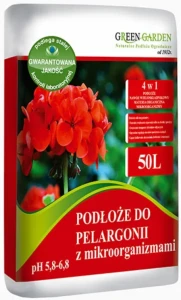 GreenGarden Podłoże do Pelargonii z Mikroorganizmami 50l