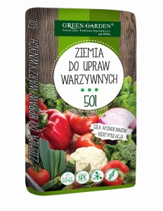GreenGarden Podłoże do Upraw Warzywnych z Biostymulacją 50l