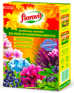 FLOROVIT nawóz jesienny do roślin  kwaśnolubnych 1kg (karton)