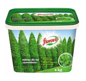 FLOROVIT gr do tui (żywotników) 8kg WIADRO