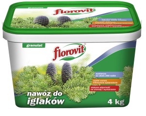 FLOROVIT granulowany do iglaków 4kg (wiadro)