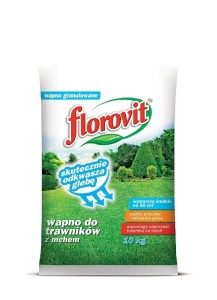 FLOROVIT wapno do trawników 10l